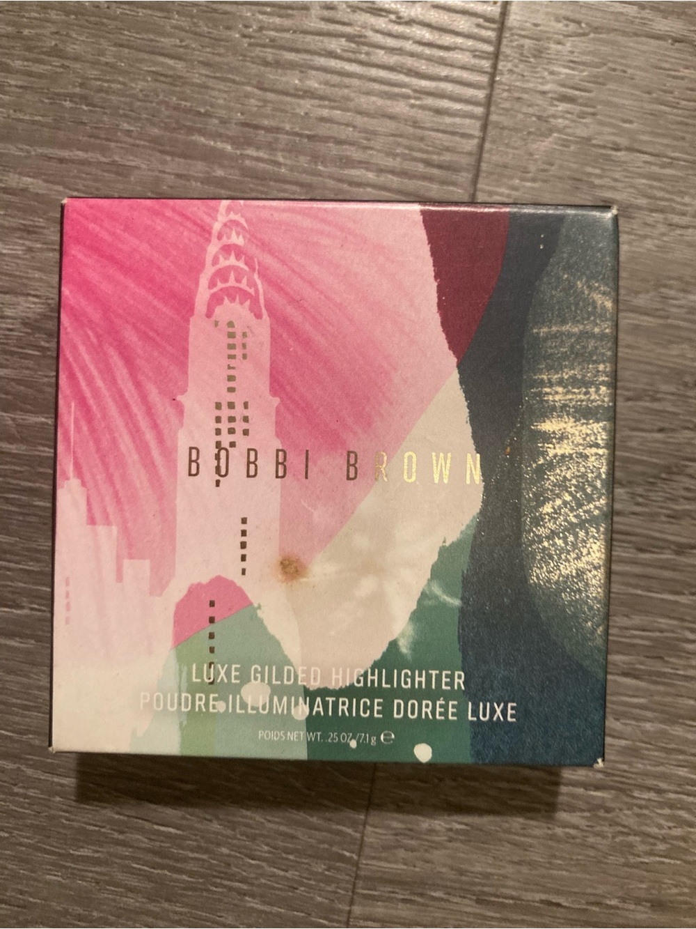 Bobbi Brown Luxe Gilded Highlighter - Pink & Teal Packaging